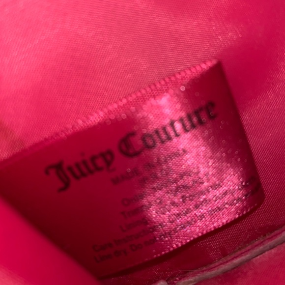 Juicy Couture Sequin Pink and Black Handbag - Picture 5 of 6
